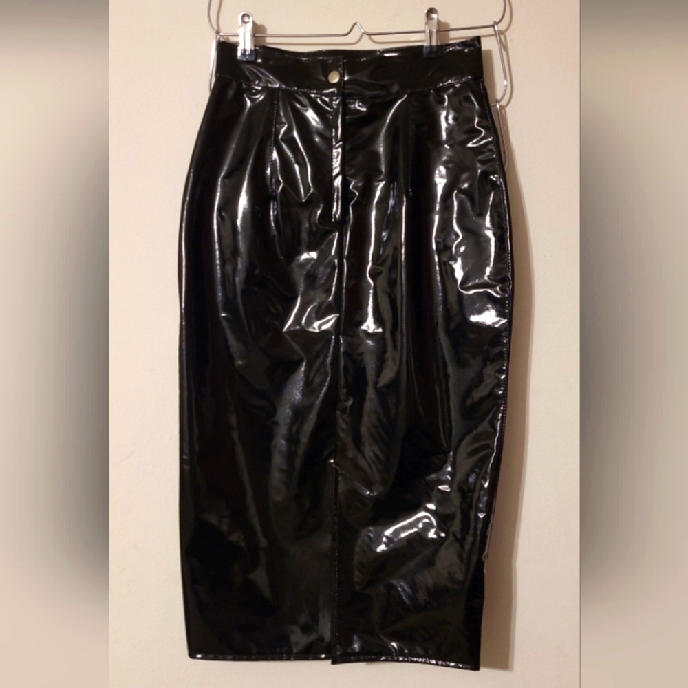William Wilde Nylon Black Pencil Skirt